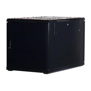 Rockstable 19" 12HE 600x1000x637 Glast&uuml;r, schwarz