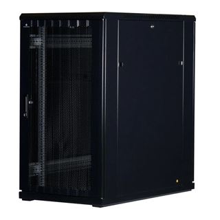 Rockstable 19" 22H 600x1000x1200 Gitternetzt&uuml;r, schwarz
