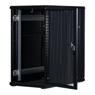 Rockstable 19" 22H 600x1000x1200 Gitternetzt&uuml;r, schwarz