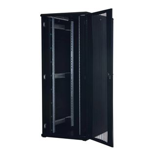 Rockstable 19" 42H 800x1200x2000 Gitternetzt&uuml;r, schwarz