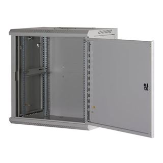 Rockstable 19" 12 HE 600x440x637 Stahltür, weiß