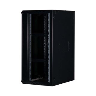 Rockstable 19" 18 HE 600x440x900 Stahlt&uuml;r, schwarz