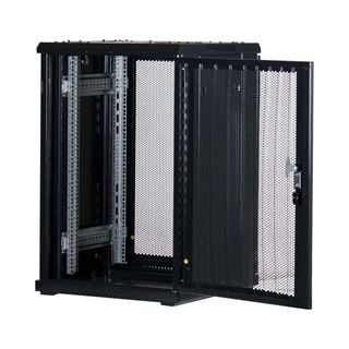 Rockstable 19" 18 HE 600x600x900 Gitternetzt&uuml;r, schwarz