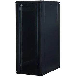 Rockstable 19" 32H 800x1000x1600 Glastür, schwarz