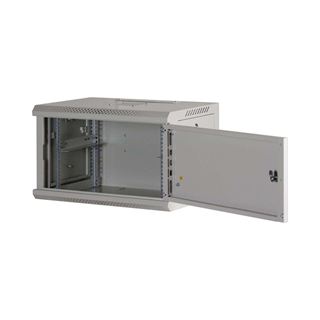 Rockstable 19" 6 HE 600x440x370 Stahltür, weiß
