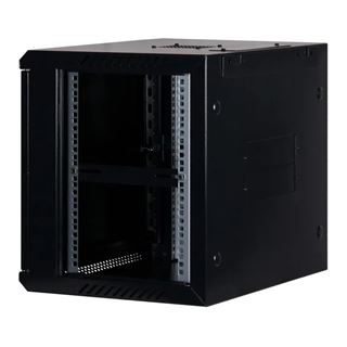 Rockstable 19" 9 HE 600x440x503 Stahltür, schwarz