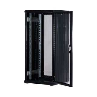 Rockstable 19" 27HE 600x600x1400 Gitternetztür, schwarz