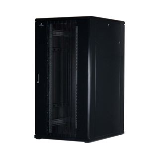 Rockstable 19" 32H 800x1000x1600 Gitternetzt&uuml;r, schwarz