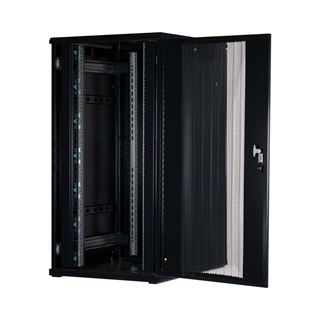 Rockstable 19" 32H 800x1000x1600 Gitternetzt&uuml;r, schwarz