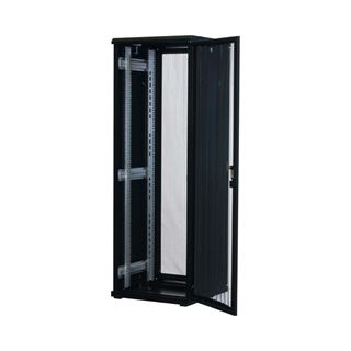 Rockstable 19" 37HE 600x600x1800 Gitternetztür, schwarz