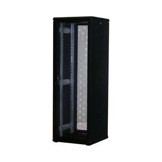 Rockstable 19" 37HE 600x600x1800 Gitternetztür, schwarz