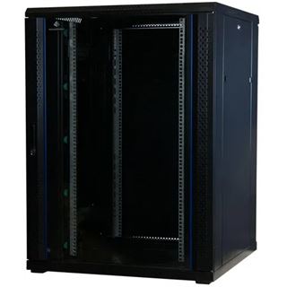 Rockstable 19" 22HE 600x600x1200 Glast&uuml;r, schwarz