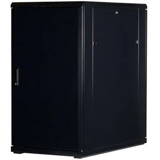 Rockstable 19" 22HE 600x600x1200 Glast&uuml;r, schwarz