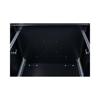 Rockstable 19" 18 HE 600x440x900 Glast&uuml;r, schwarz