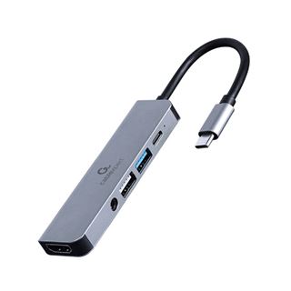 Gembird A-CM-COMBO5-02 USB Type-C 5-in-1 Multiport-Adapter (Hub +