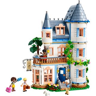 LEGO Friends 42638 Burg mit Ferienunterkunft, Hotel-Spielset mit