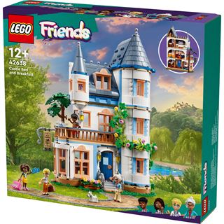 LEGO Friends 42638 Burg mit Ferienunterkunft, Hotel-Spielset mit