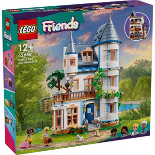 LEGO Friends 42638 Burg mit Ferienunterkunft, Hotel-Spielset mit