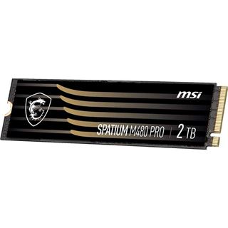 2TB MSI Spatium M480 Pro M.2 2280 PCIe 4.0 x4 3D-NAND TLC