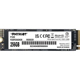256GB Patriot P320 M.2 2280 PCIe 3.0 x4 (P320P256GM28)