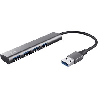 Trust Halyx USB 3.2 Gen 1 (3.1 Gen 1) Type-A 5 Mbit/s Schwarz, Grau