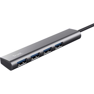 Trust Halyx USB 3.2 Gen 1 (3.1 Gen 1) Type-A 5 Mbit/s Schwarz, Grau