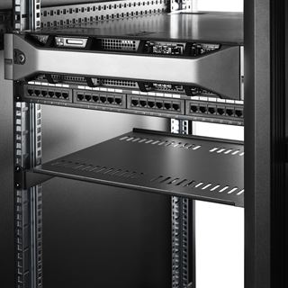 STARTECH 2-PACK 1U RACK SHELF VENTED