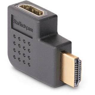 STARTECH RIGHT ANGLE HDMI ADAPTER M/F 90-DEGREE/HDMI 2.0/4K 60HZ
