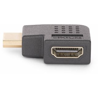STARTECH RIGHT ANGLE HDMI ADAPTER M/F 90-DEGREE/HDMI 2.0/4K 60HZ