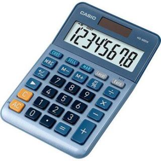 CASIO MS-88EM Tischrechner blau