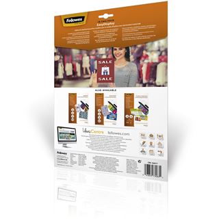 Fellowes 25 Admire EasyDisplay Laminierfolien gl&auml;nzend f&uuml;r