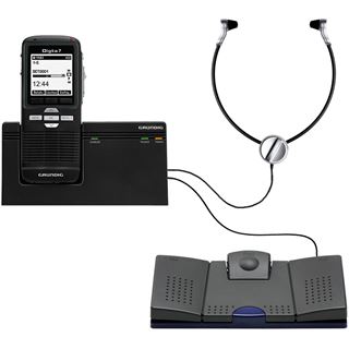 GRUNDIG Digta 7 Stand-alone Kit digitales Diktiergerät-Set 2 GB