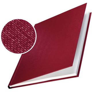 LEITZ Buchbindemappen rot Hardcover f&uuml;r 106 - 140 Blatt DIN A4,