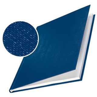 LEITZ Buchbindemappen blau Hardcover f&uuml;r 15 - 35 Blatt DIN A4,