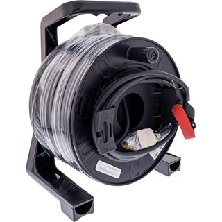 (&euro;7,18*/1m) 50.00m InLine Netzkabel Kabeltrommel S/FTP RJ45