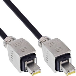 (&euro;7,18*/1m) 50.00m InLine Netzkabel Kabeltrommel S/FTP RJ45