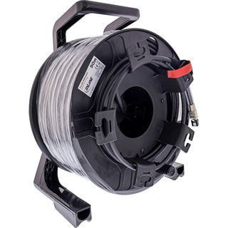 (&euro;4,49*/1m) 90.00m InLine Netzkabel Kabeltrommel S/FTP RJ45