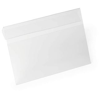 DURABLE 10 Kennzeichnungstaschen HARD COVER transparent DIN A5 quer