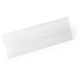 DURABLE 10 Kennzeichnungstaschen HARD COVER transparent 1/2 DIN A5