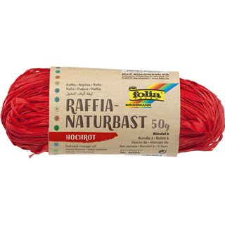 folia Naturbast matt hochrot 0,5 mm x 50,0 g