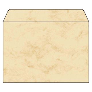 SIGEL 25 Motivbriefumschl&auml;ge Marmor DIN C5 ohne Fenster DU203
