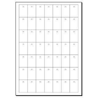 SIGEL H&auml;ngeetiketten wei&szlig; 27,0 x 40,0 mm blanko, 1.470 St.