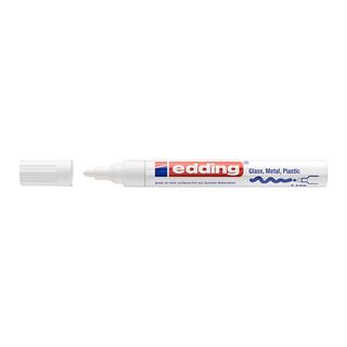 edding 750 Glanz Lackmarker wei&szlig; 2,0 - 4,0 mm, 1 St.