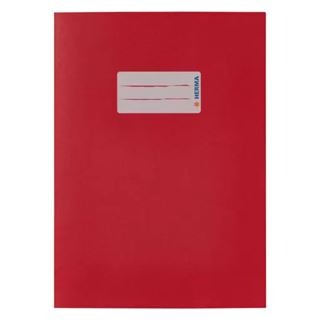 HERMA Heftumschlag glatt rot Papier DIN A5