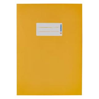 HERMA Heftumschlag glatt gelb Papier DIN A5