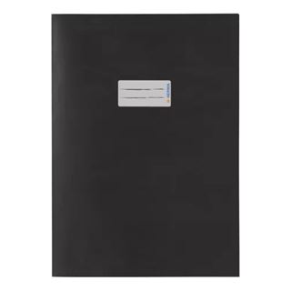 HERMA Heftumschlag glatt schwarz Papier DIN A4