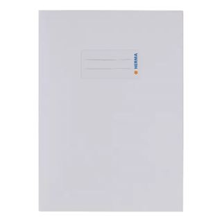 HERMA Heftumschlag glatt wei&szlig; Papier DIN A5