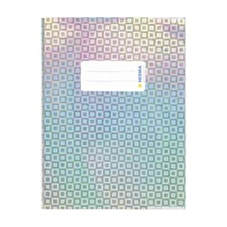 HERMA Heftumschlag Glamour silber Kunststoff DIN A5
