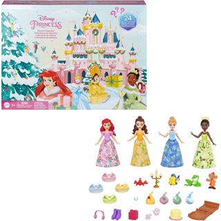 Mattel GAMES Adventskalender Disney Princess mehrfarbig