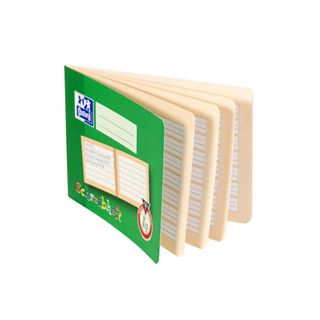 OXFORD Schreiblernheft Lineatur 1q liniert DIN A5 quer ohne Rand, 16